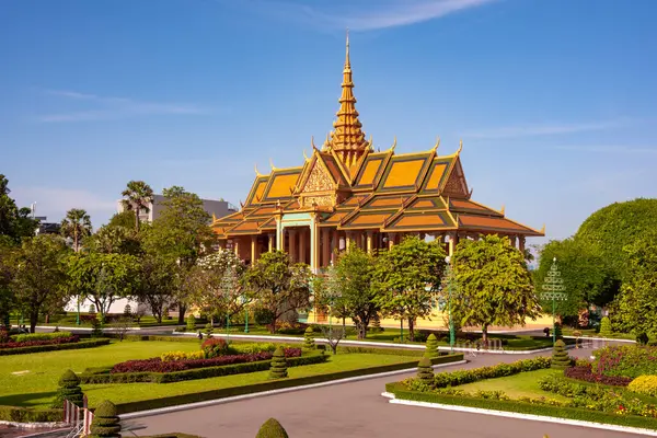 Kamboçya 'nın Phnom Penh şehrindeki Kraliyet Sarayı