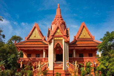 Siem Reap 'teki Geleneksel Bina, Kamboçya.
