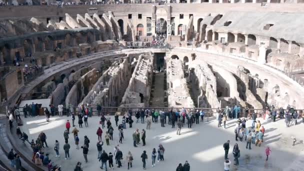 Rom Latium Italia 2022 Vedere Interiorului Colosseumului Din Roma Din — Videoclip de stoc
