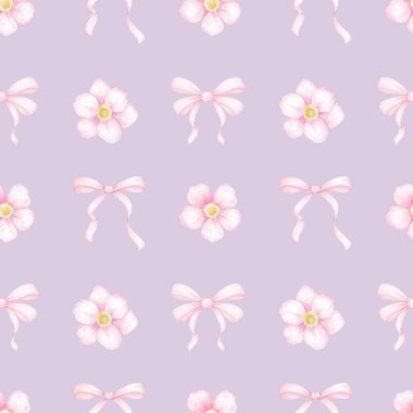 Çiçekler, selam verin. Tekstil ve ambalaj kağıtları için suluboya desenli. Sevgililer Günü, Anneler Günü, Doğum Günü için şirin bir bahar illüstrasyonu