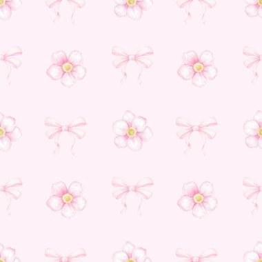 Çiçekler, selam verin. Tekstil ve ambalaj kağıtları için suluboya desenli. Sevgililer Günü, Anneler Günü, Doğum Günü için şirin bir bahar illüstrasyonu