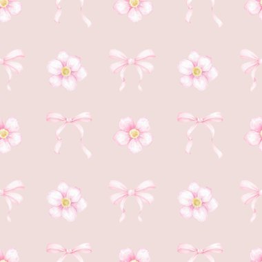 Çiçekler, selam verin. Tekstil ve ambalaj kağıtları için suluboya desenli. Sevgililer Günü, Anneler Günü, Doğum Günü için şirin bir bahar illüstrasyonu