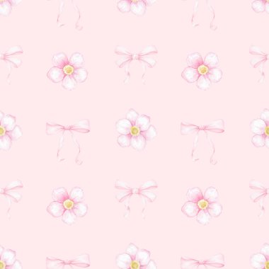 Çiçekler, selam verin. Tekstil ve ambalaj kağıtları için suluboya desenli. Sevgililer Günü, Anneler Günü, Doğum Günü için şirin bir bahar illüstrasyonu