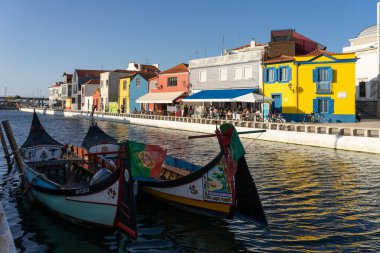 AVEIRO, PORTUGAL - 30 Ağustos 2019: Beiras bölgesi, Portekiz.