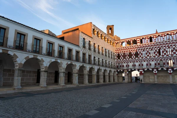 Grande Place Plaza Alta Badajoz Par Une Journée Ensoleillée Estrémadure — Photo