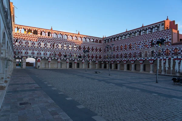 stock image BADAJOZ, SPAIN - AUGUST 29, 2021: High square (Plaza Alta) of Badajoz in a sunny day, Extremadura, Spain