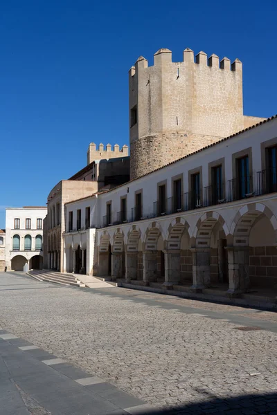 Badajoz Ισπανια Αυγούστου 2021 Υψηλή Πλατεία Plaza Alta Του Badajoz — Φωτογραφία Αρχείου