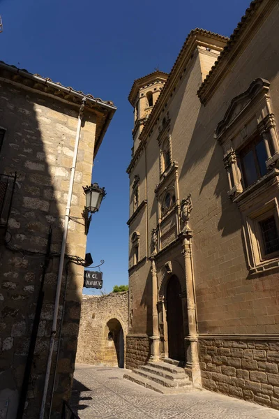 Baeza Hiszpania Wrzesień 2020 Typowe Ulice Starego Miasta Baeza Starą — Zdjęcie stockowe