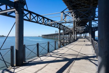 Tinto River Limanı, 1874 'te inşa edilmiş. Huelva, Endülüs, İspanya.