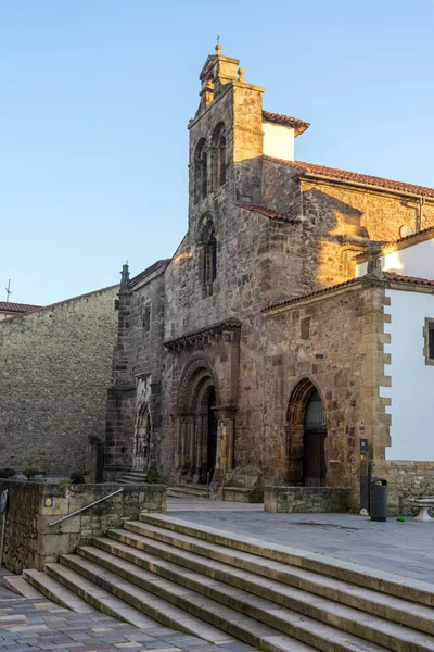 Aviles Hiszpania Luty 2023 Kościół San Antonio Padwa Starówce Pięknego — Zdjęcie stockowe