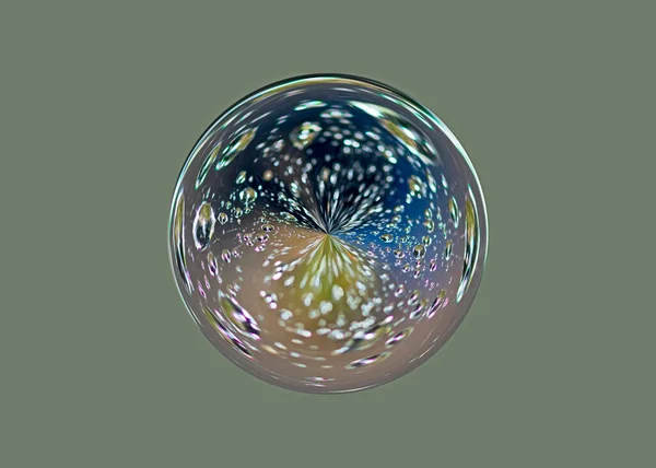 Gota Água Design Circular Colorido — Fotografia de Stock