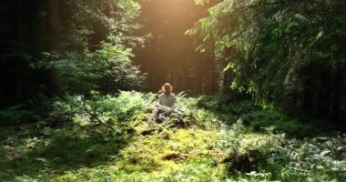 Güzel Hayat Ormanı, Doğa Çevre Alanında Yoga Yapan Kadın