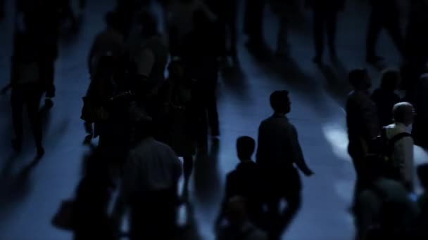 คนเด ามถนนในเม องหลวง ภาพ ณภาพส — วีดีโอสต็อก