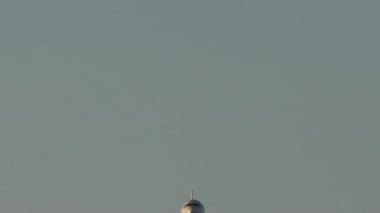 Uçak jeti, uçak, hava taşımacılığı, havacılık geçmişi. Yüksek kalite 4k görüntü