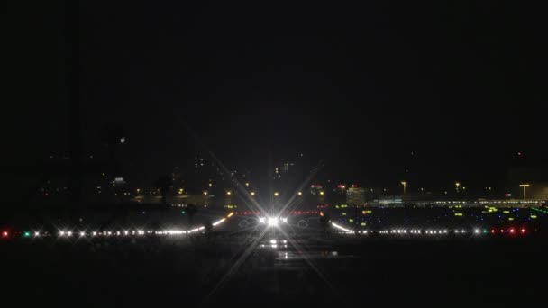 Pesawat Jet Aircaft Pesawat Transportasi Udara Latar Belakang Penerbangan Rekaman — Stok Video