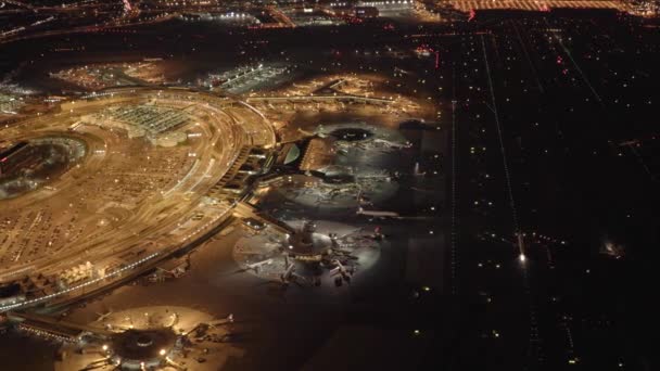 航空機ジェット機旅客輸送航空の背景 高品質の4K映像 — ストック動画