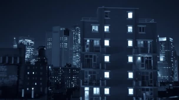 Stadtansichten Von Hochhäusern Städtischer Metropolen — Stockvideo