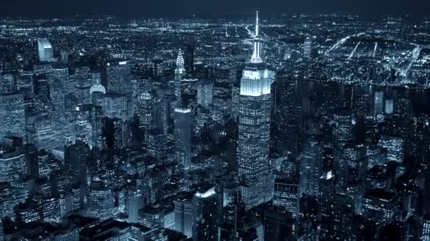 Cityscape View Urban Metropolis High Rise Buildings — Stock Video