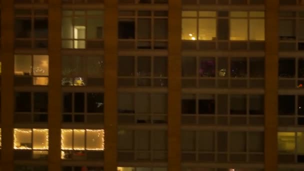 Luftaufnahme Moderner Gebäude Der Stadtsilhouette Hochwertiges Filmmaterial — Stockvideo