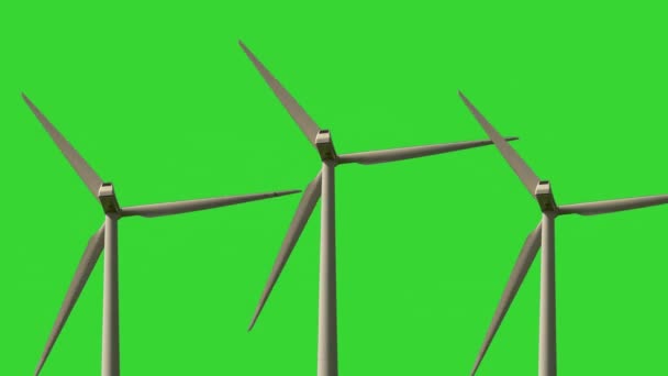 Vindturbin Producera Förnybar Hållbar Energi Kraft Högkvalitativ Film — Stockvideo