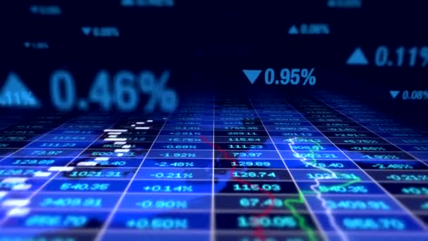 Contabilidad Corporate Economical Analytics Capital Cash Flow Data Numbers Inglés — Vídeos de Stock