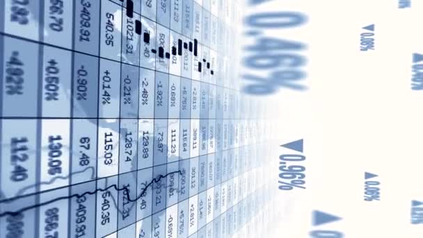 Business Investment Sales Profitti Grafici Dati Infografica Filmati Alta Qualità — Video Stock