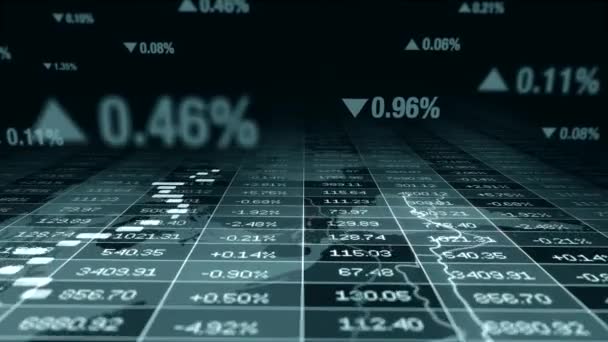 Investimento Negócios Vendas Lucros Gráficos Dados Infográfico Imagens Alta Qualidade — Vídeo de Stock