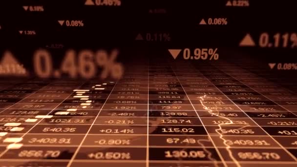 Business Investment Sales Profits Data Charts Infographic Vysoce Kvalitní Záběry — Stock video