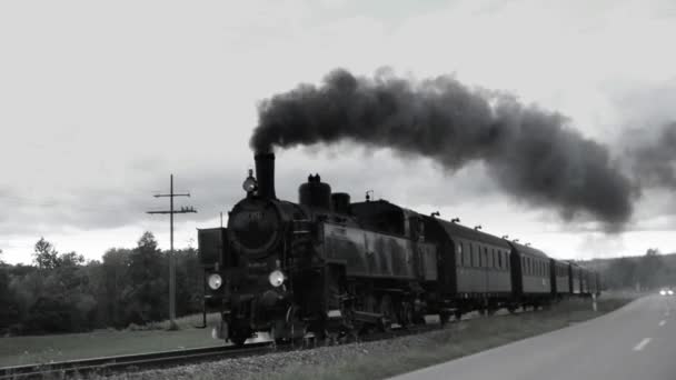 古いヴィンテージレトロノスタルジック産業技術蒸気機械 高品質のフルHd映像 — ストック動画