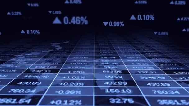 Účetní Ekonomická Analytika Kapitálové Údaje Peněžních Tocích Vysoce Kvalitní Záběry — Stock video
