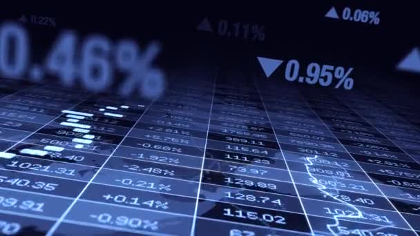 Contabilidade Análise Econômica Corporativa Capital Cash Flow Data Numbers Imagens — Vídeo de Stock
