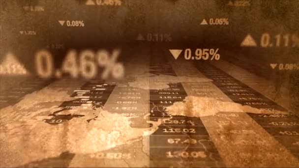 Business Investment Sales Profitti Grafici Dati Infografica Filmati Alta Qualità — Video Stock