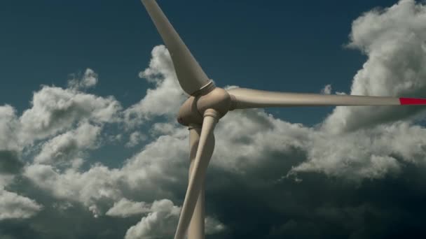 Klimaatvriendelijk Eco Carbon Free Green Electricity Wind Power Hoge Kwaliteit — Stockvideo