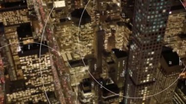 Akıllı Şehir Kablosuz Yapay Zeka Bulutu Bilgisayarı. Yüksek kalite 4k görüntü