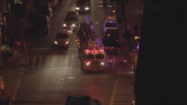 消防处消防人员的紧急服务 高质量的4K镜头 — 图库视频影像