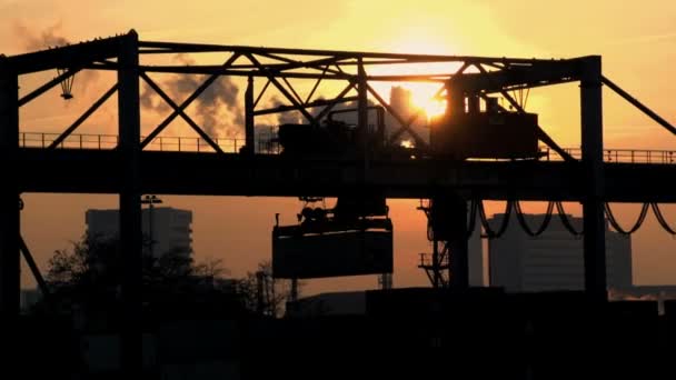 Завод Производству Углекислого Газа Загрязнение Дыма Высококачественные Fullhd Кадры — стоковое видео