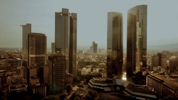 비즈니스 사무실 Cityscape Skyline 고품질 — 비디오