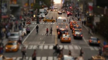 Kalabalık Şehir Yolu Caddelerinde Trafikte Sıkışan Trafik Arabaları. Yüksek kalite 4k görüntü