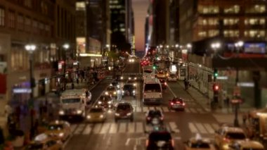 Kalabalık Şehir Yolu Caddelerinde Trafikte Sıkışan Trafik Arabaları. Yüksek kalite 4k görüntü