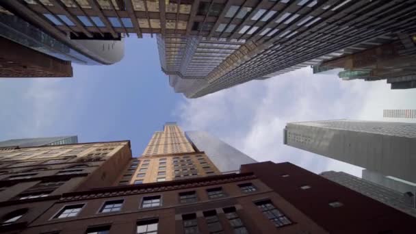 Kentsel Şehir Skyline Metropolis Binaları Yüksek Kalite Görüntü — Stok video