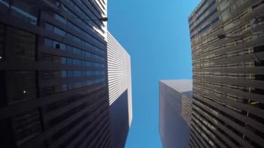 Kentsel Şehir Skyline Metropolis Binaları. Yüksek kalite 4k görüntü