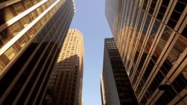 Kentsel Şehir Skyline Metropolis Binaları. Yüksek kalite 4k görüntü