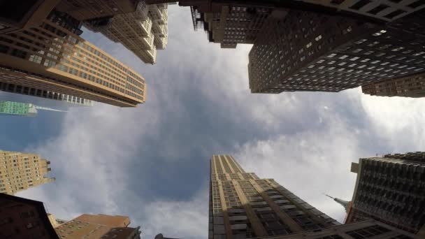 Urban City Skyline Metropolis Buildings High Quality Footage — Stock Video