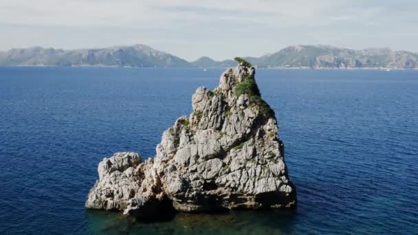 Morze Śródziemne Wybrzeże Przybrzeżne Przyroda Wakacje Miejsce Wypoczynku Wysokiej Jakości — Wideo stockowe