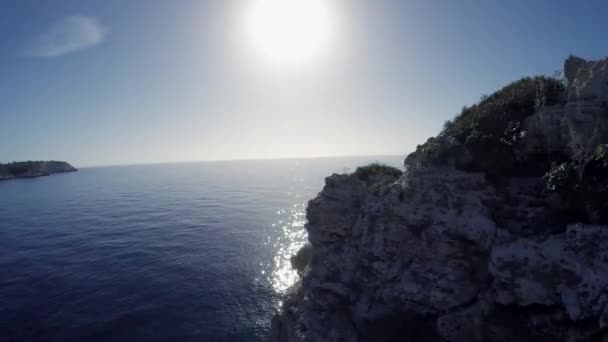 Středozemní Pobřeží Seascape Moře Příroda Dovolená Prázdninový Cíl Vysoce Kvalitní — Stock video