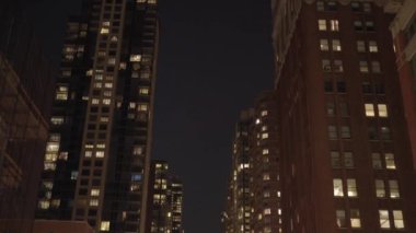 Kentsel Şehir Skyline Metropolis Binaları. Yüksek kalite 4k görüntü