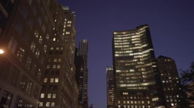 Kentsel Şehir Skyline Metropolis Binaları. Yüksek kalite 4k görüntü