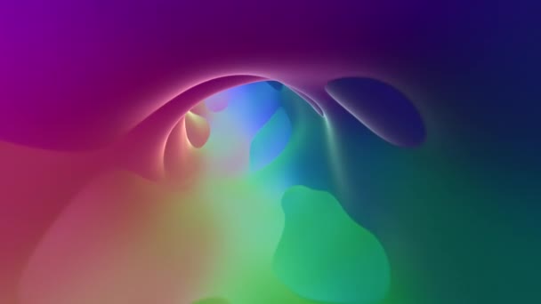 Folded Textile Layers Pastel Colors Design Background High Quality Footage — Stock Video