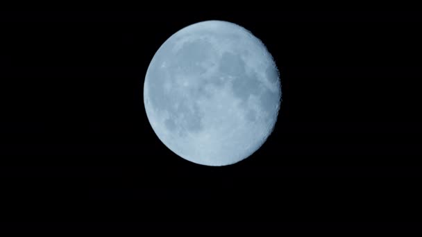 Spooky Dark Mystery Night Mood Full Moon Planet Space Universe — Vídeos de Stock
