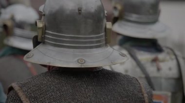 Retro Vintage Askeri Kuvvetler Savunma Görevinde Dramatik Savaş Sahnesi